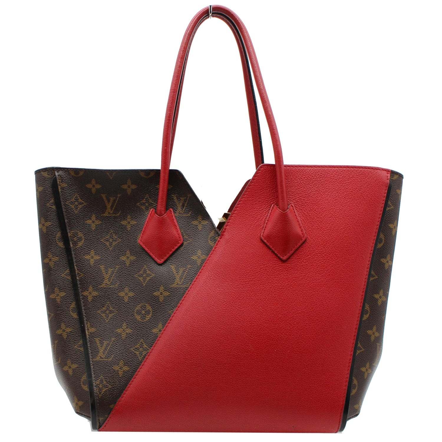 Louis Kimono Tote Bag Cerise Monogram Brown