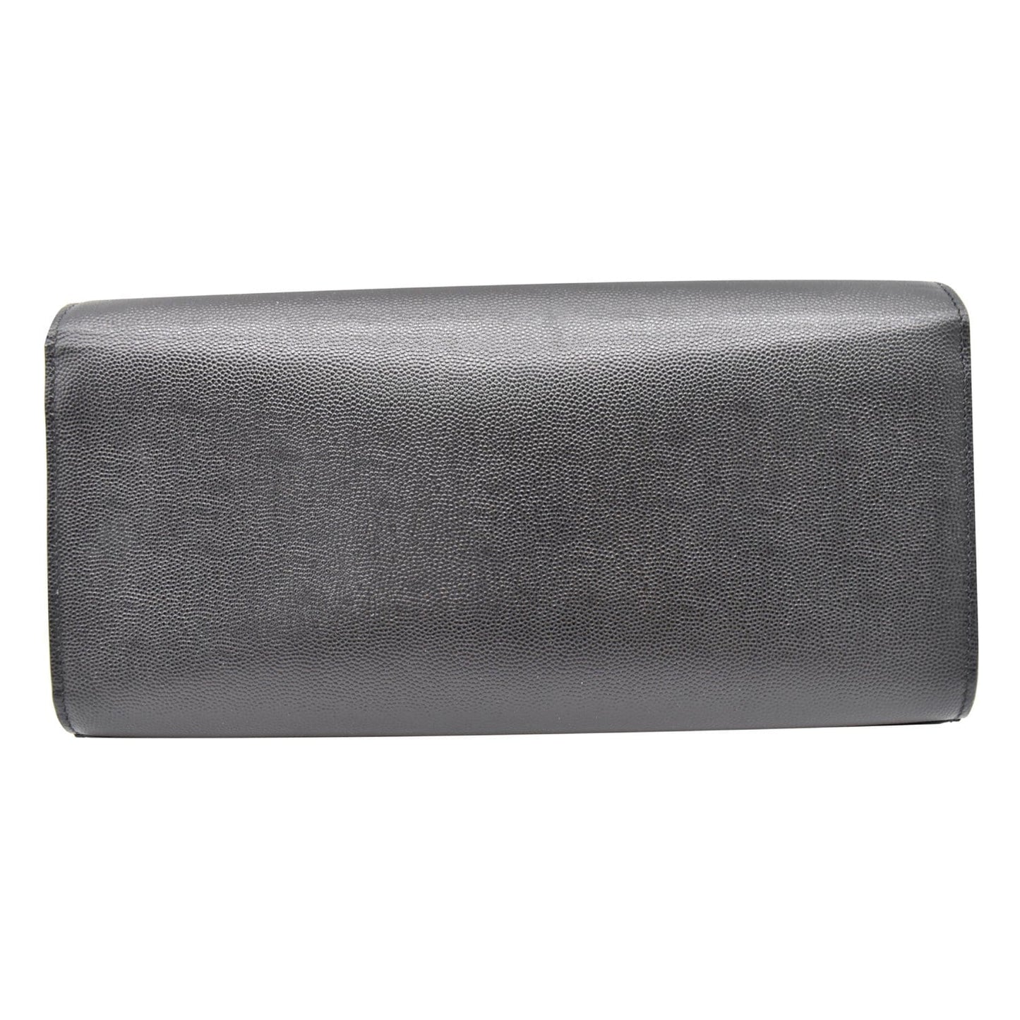 YSL Saint Laurent Saint Kate Clutch Wallet Leather Black Clutch Bag