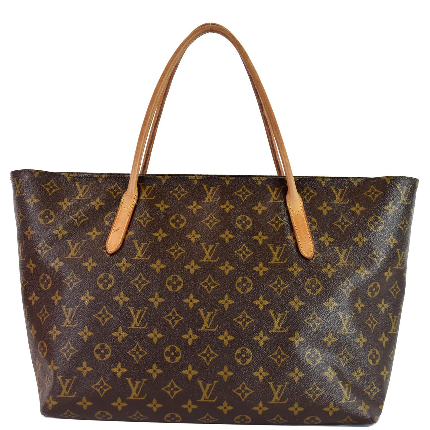 Louis Raspail Mm Shoulder Bag Canvas Monogram Bag Brown