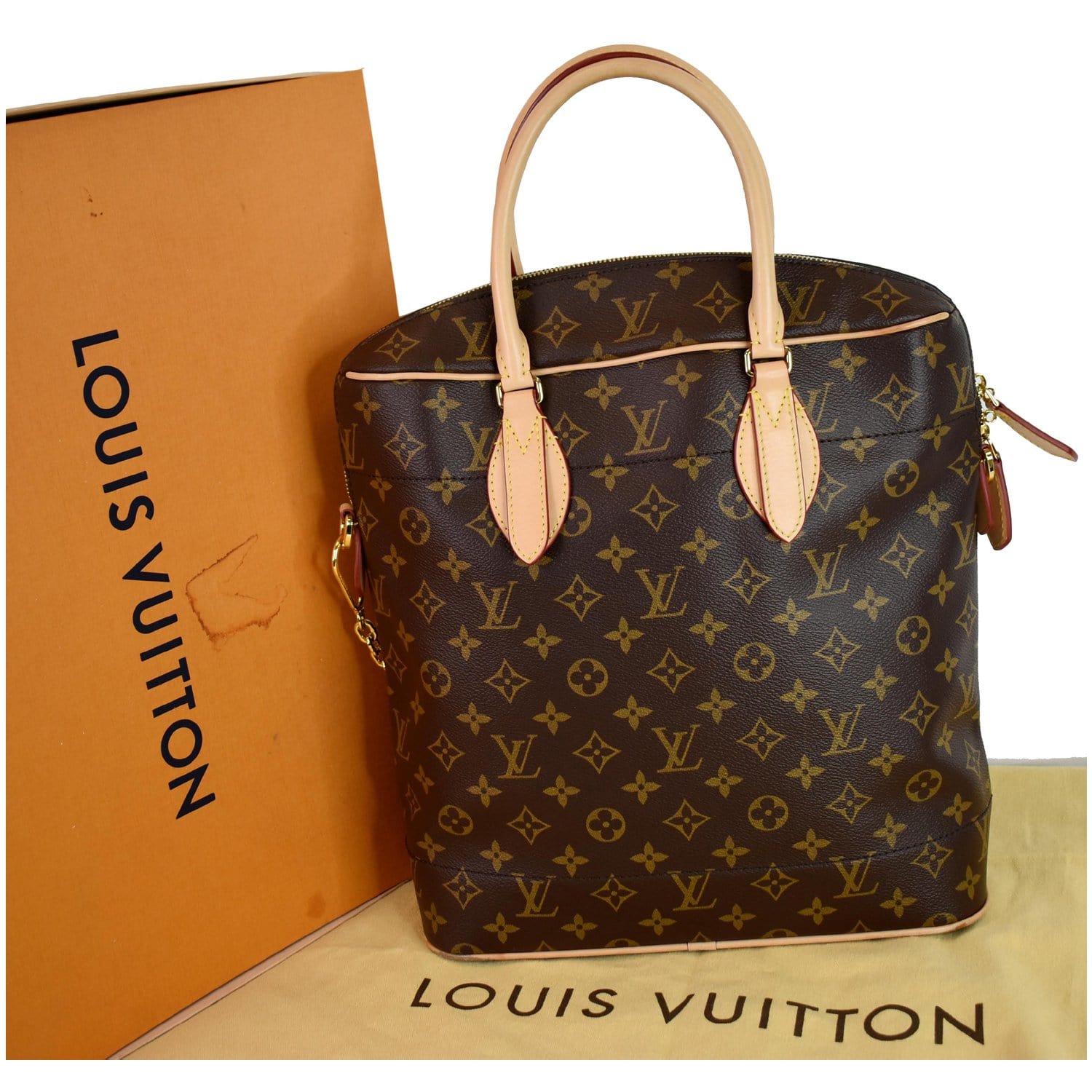 Louis Carry All Mm Shoulder Bag Canvas Monogram