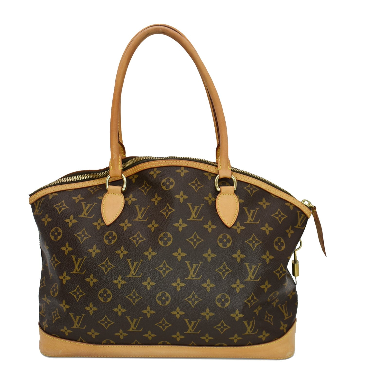 Louis Lockit Horizontal Tote Bag Canvas Monogram