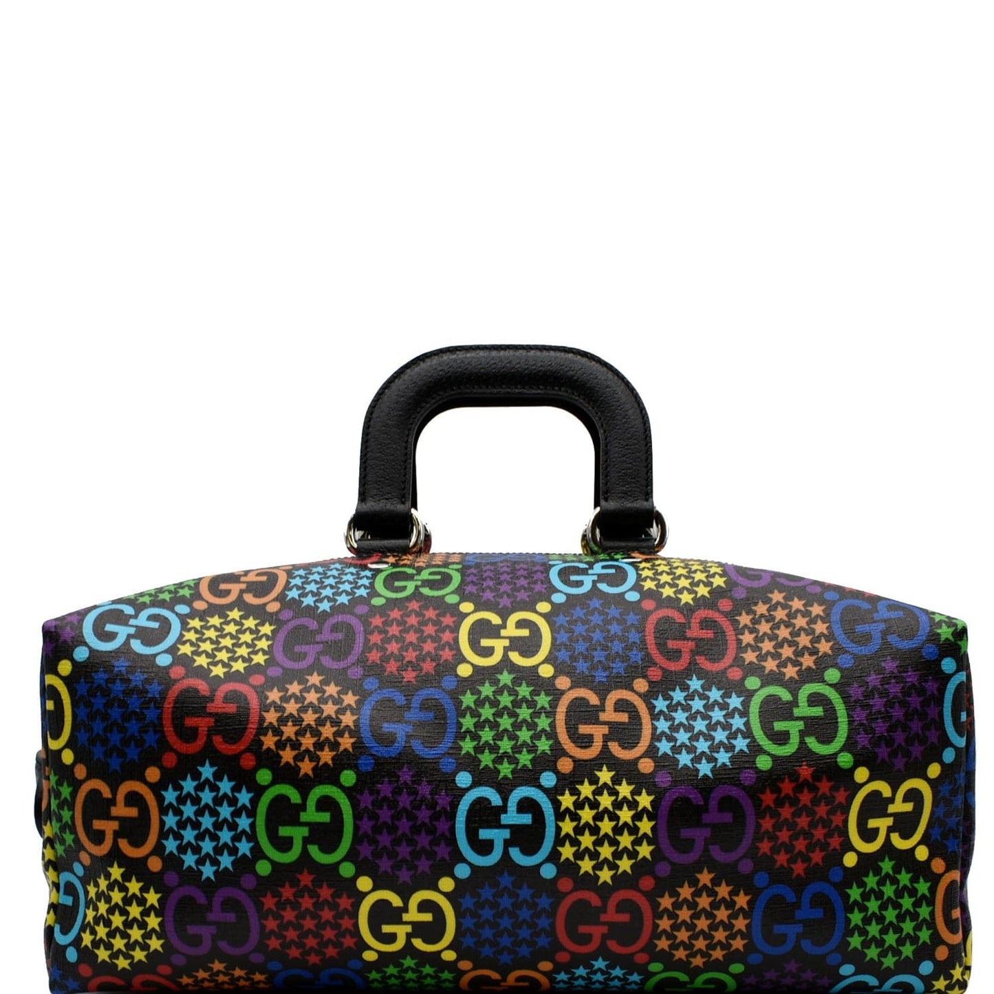 Gucci Psychedelic Duffel Travel Bag Multicolor Canvas Monogram