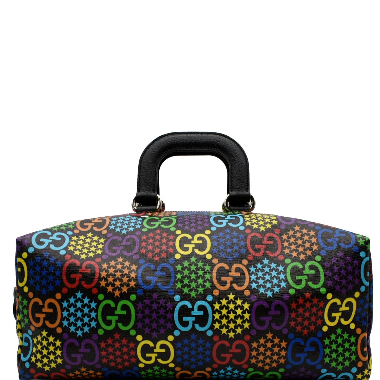 Gucci Psychedelic Duffel Travel Bag Multicolor Canvas Monogram
