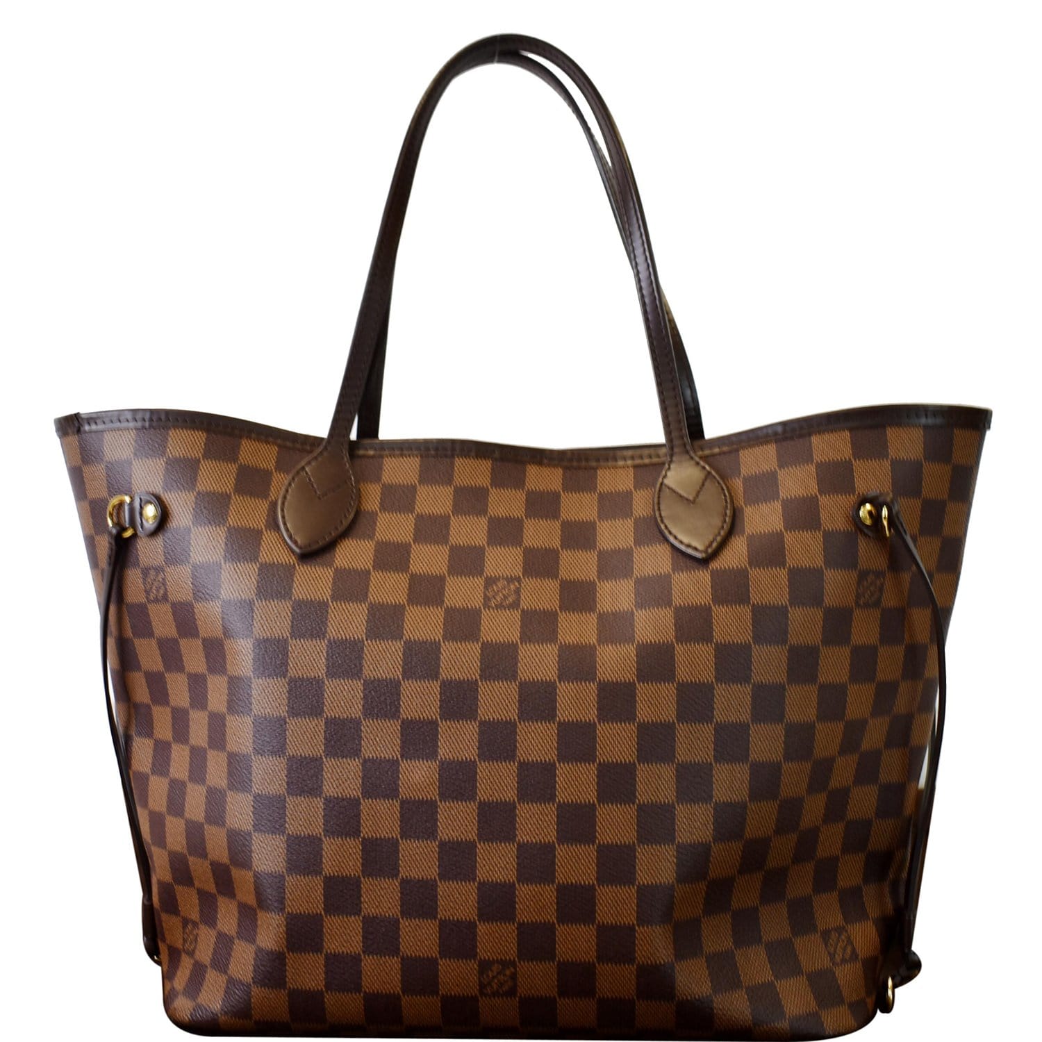 Louis Neverfull Mm Damier Ebene Shoulder Bag Brown