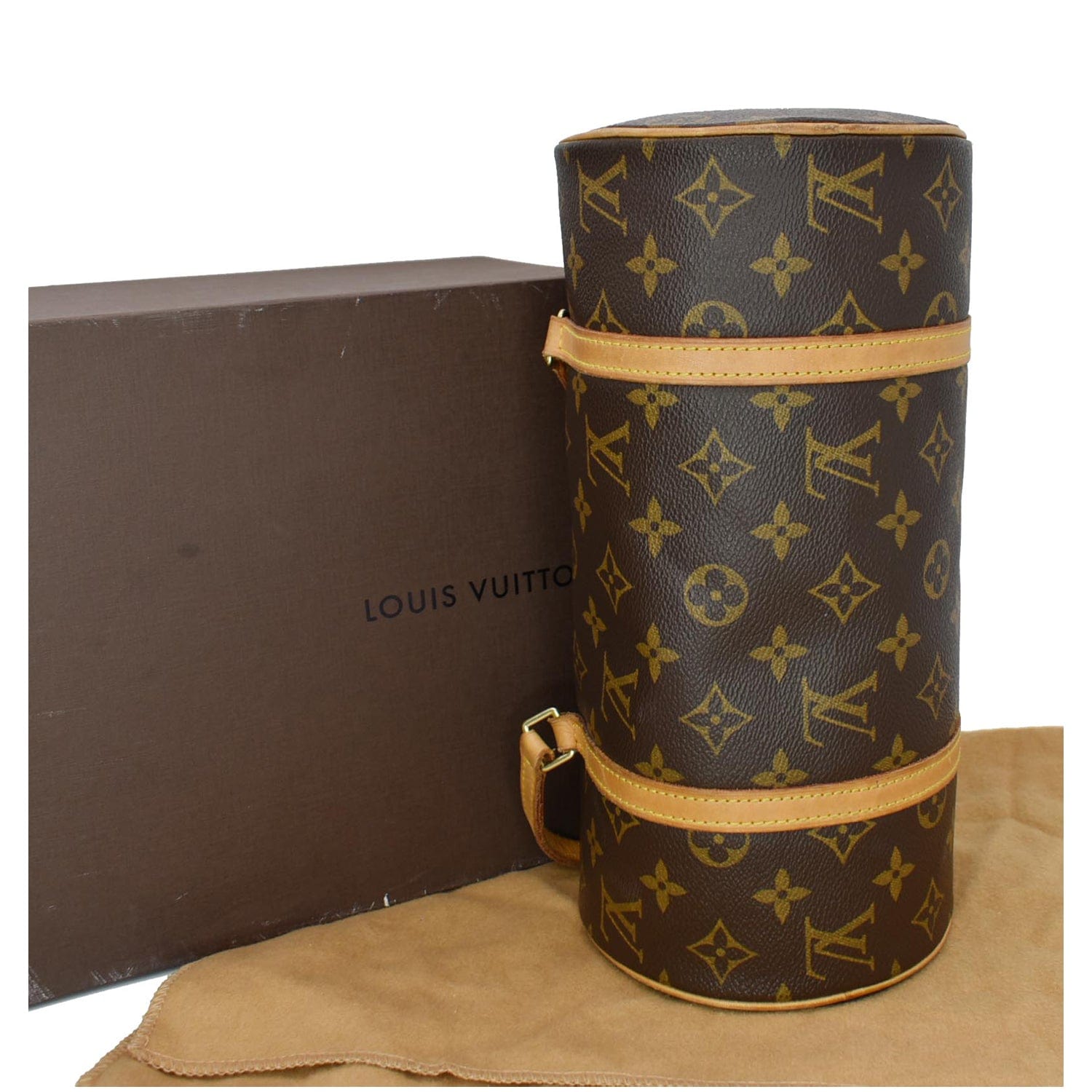 Louis Papillon Satchel Bag Canvas Monogram Travel Bag