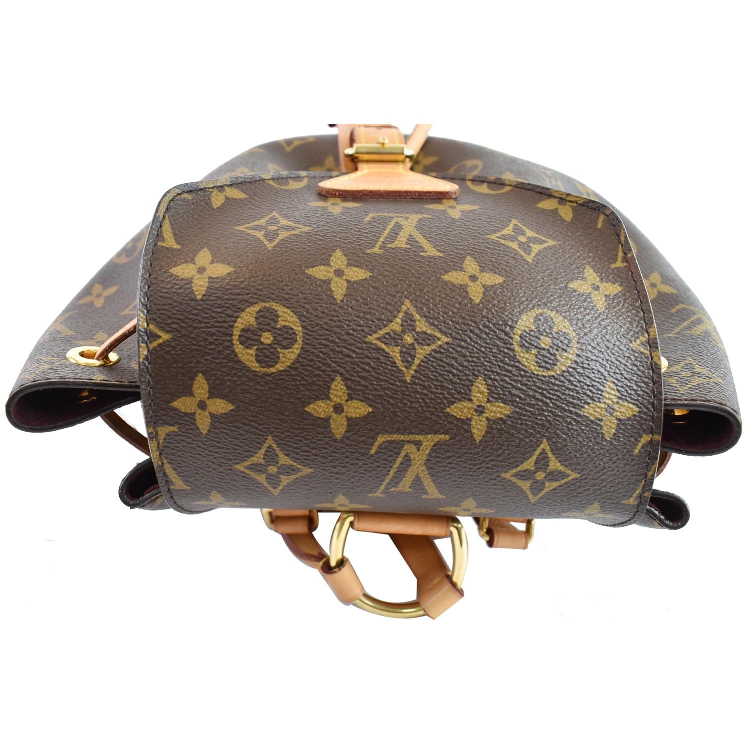 Louis Montsouris Nm Backpack Bag Canvas Monogram Brown 4