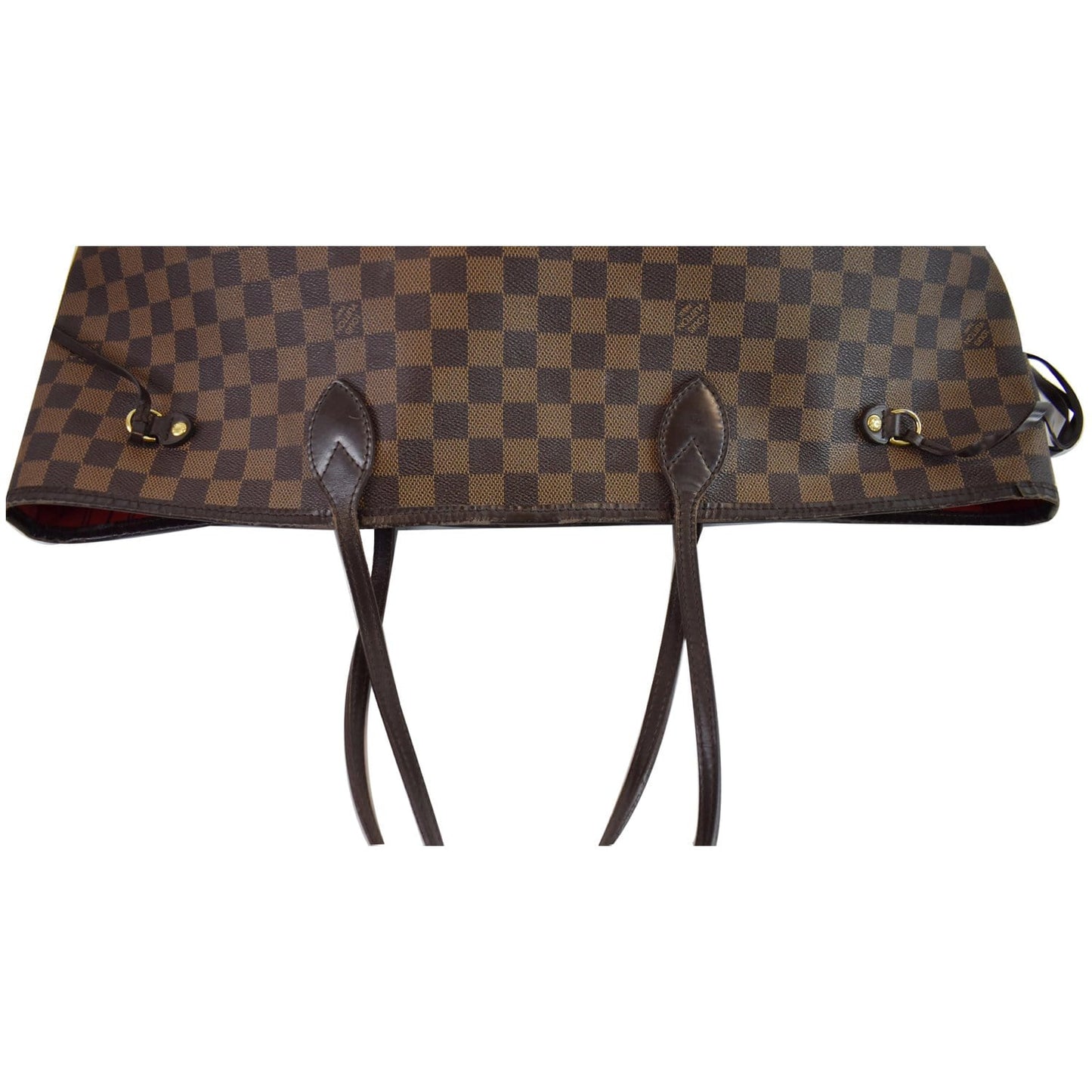 Louis Neverfull Gm Damier Ebene Tote Shoulder Brown Shoulder Bag Brown 3