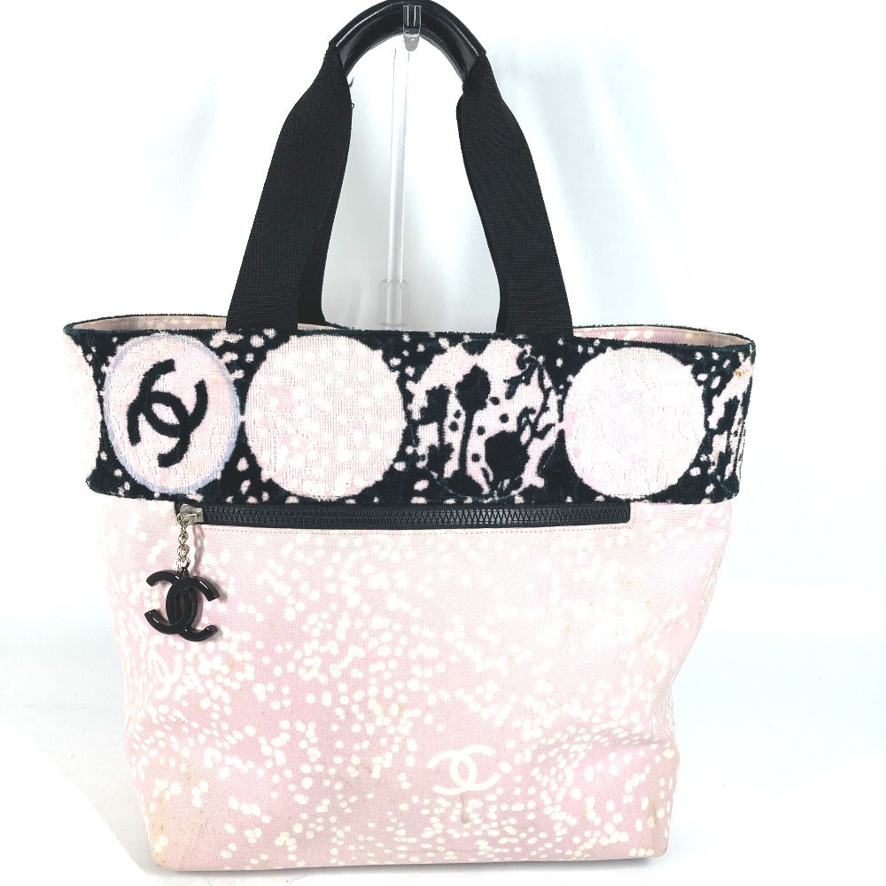 Chanel cotton High Summer Pile CC COCO Pink Shoulder Bag