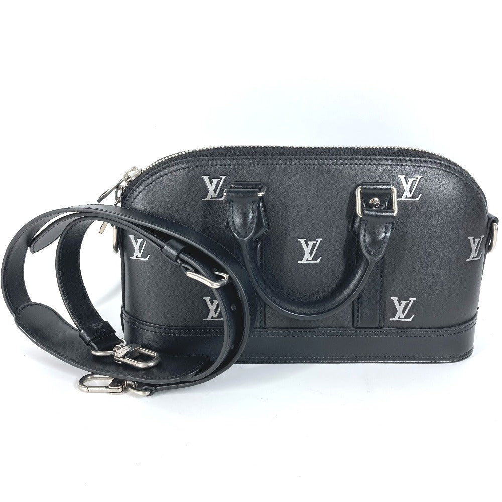 Louis Vuitton M24529 Alma EW Leather Calf Black Handbag
