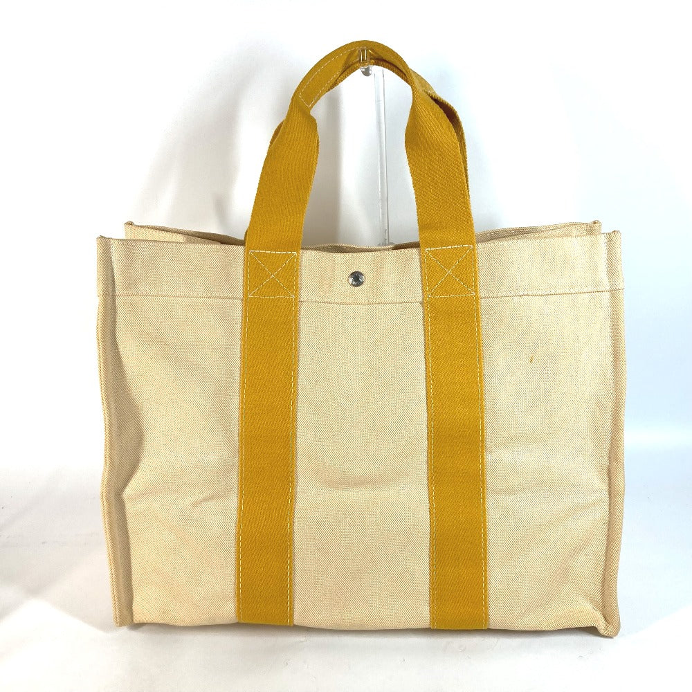 Hermes Shoulder Bag Bora Bora Gm Canvas Yellow