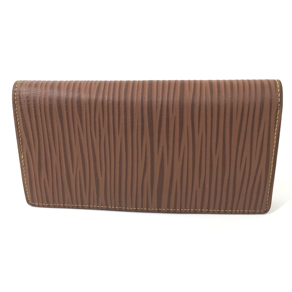 Louis Vuitton Long Purse M82631 Epi Leather Brown Wallet Case