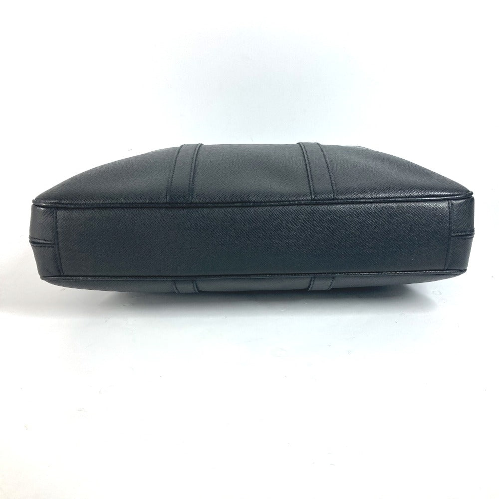 Louis Vuitton M33412 Taiga PDV Portodocument Leather Black Handbag