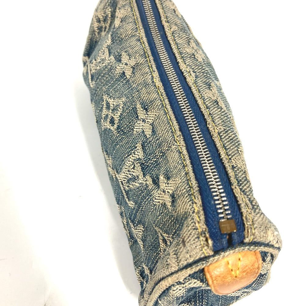 Louis Vuitton Pouch M95081 Truth Speedy GM Monogram Denim Blue Handbag