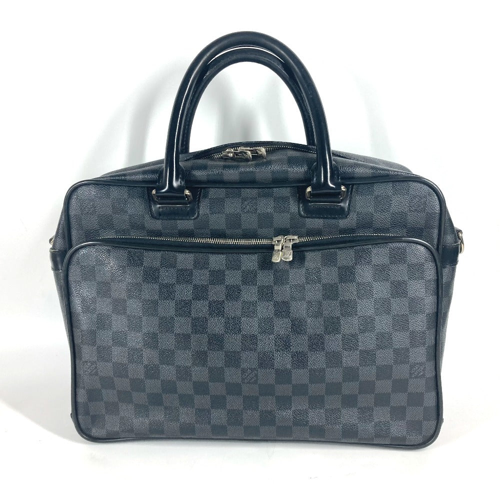 Louis Vuitton Business N23253 Damier Grafitto Damier Canvas Black Handbag