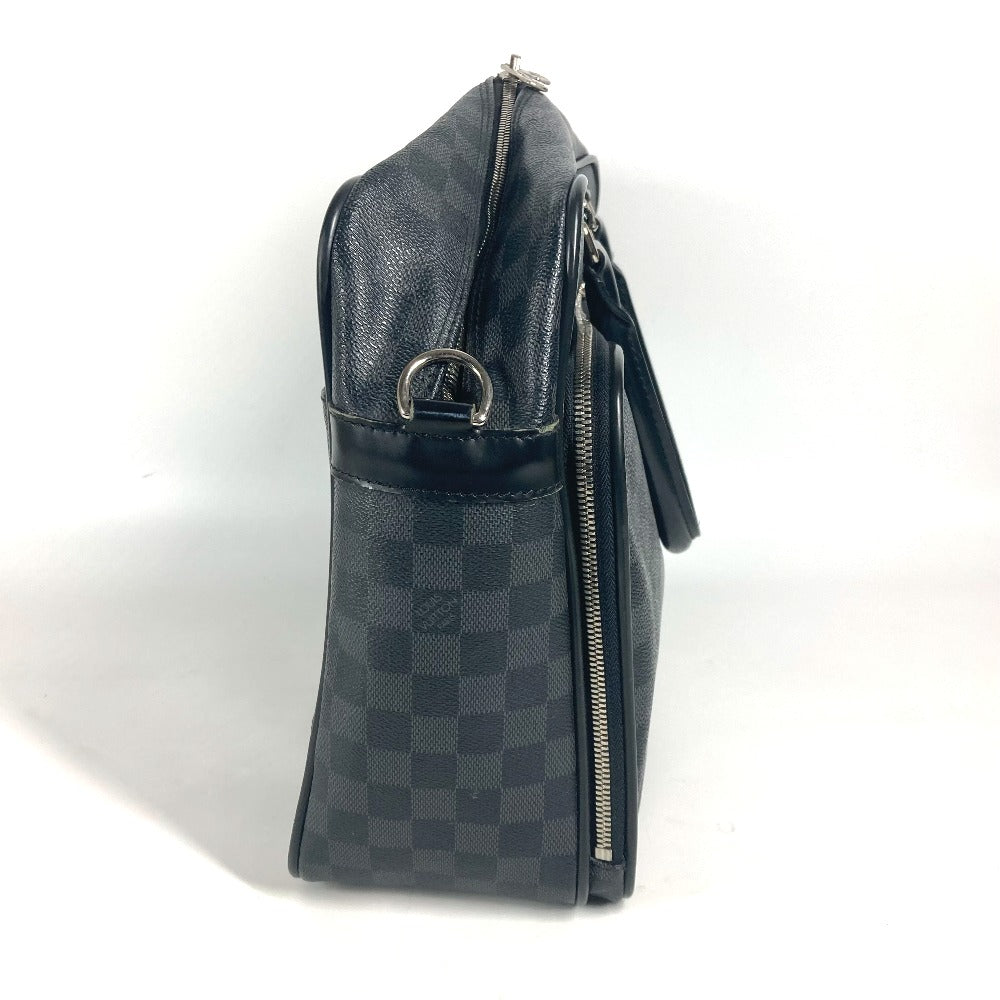 Louis Vuitton Business N23253 Damier Grafitto Damier Canvas Black Handbag