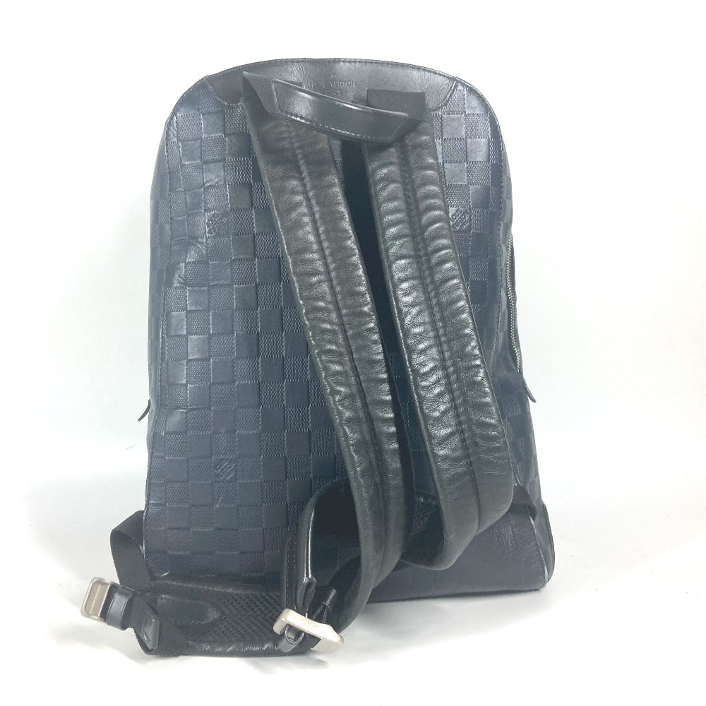 Louis Vuitton Backpack N40091 Damier Anfini Damier Leather Navy
