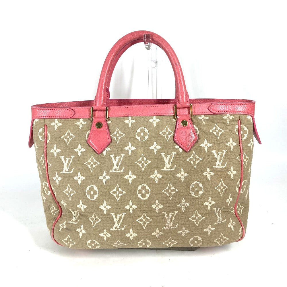 Louis Vuitton M93496 Sabia Hippo MM Monogram Leather Canvas Pink Tote Bag