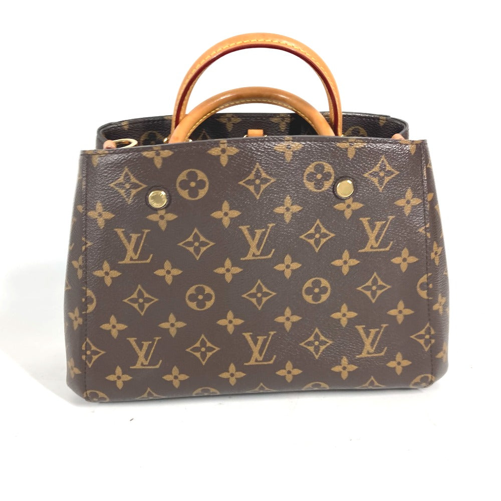 Louis Vuitton M41055 Montaigne BB Monogram Canvas Brown Handbag