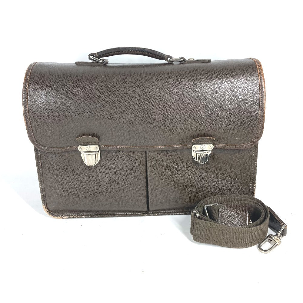 Louis Vuitton Business M32618 Taiga Anton Leather Brown Handbag