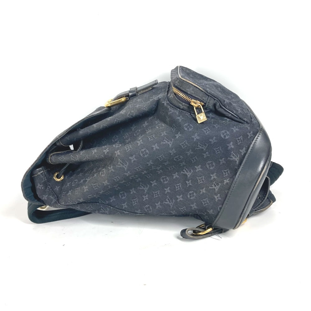 Louis Vuitton Backpack M92455 MontsourisGM Monogram Denim Navy Mini