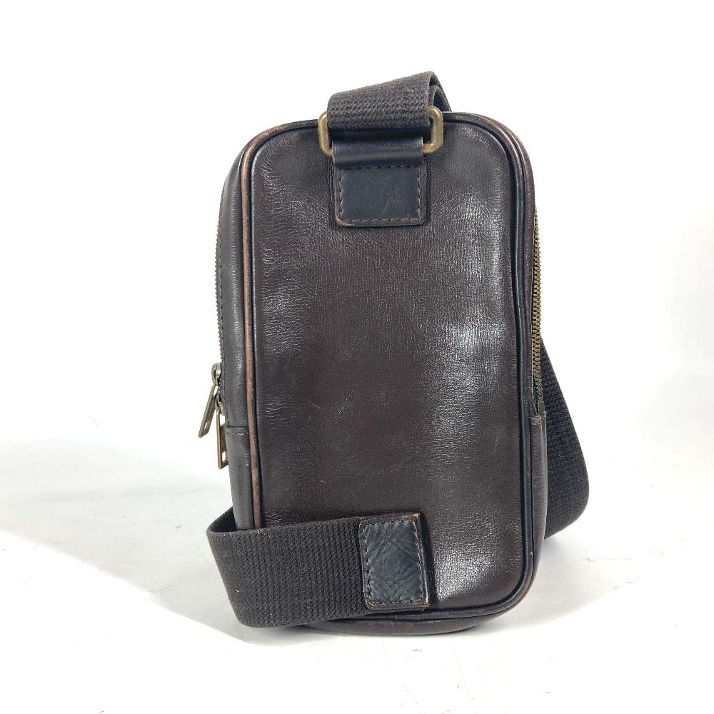 Louis Vuitton Sling M92535 Utah Sui Leather Brown Crossbody Bag