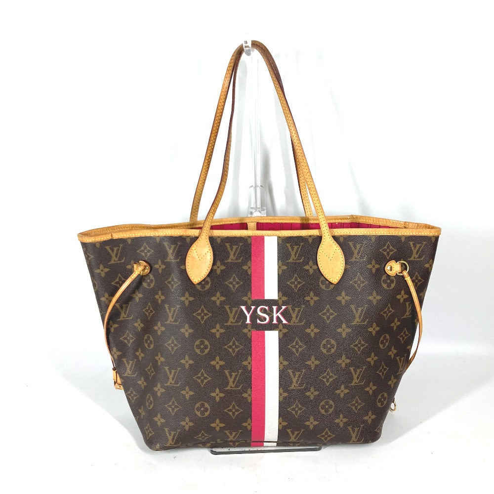 Louis Vuitton M41178 Neverfull MM Monogram Canvas Pink Shoulder Bag