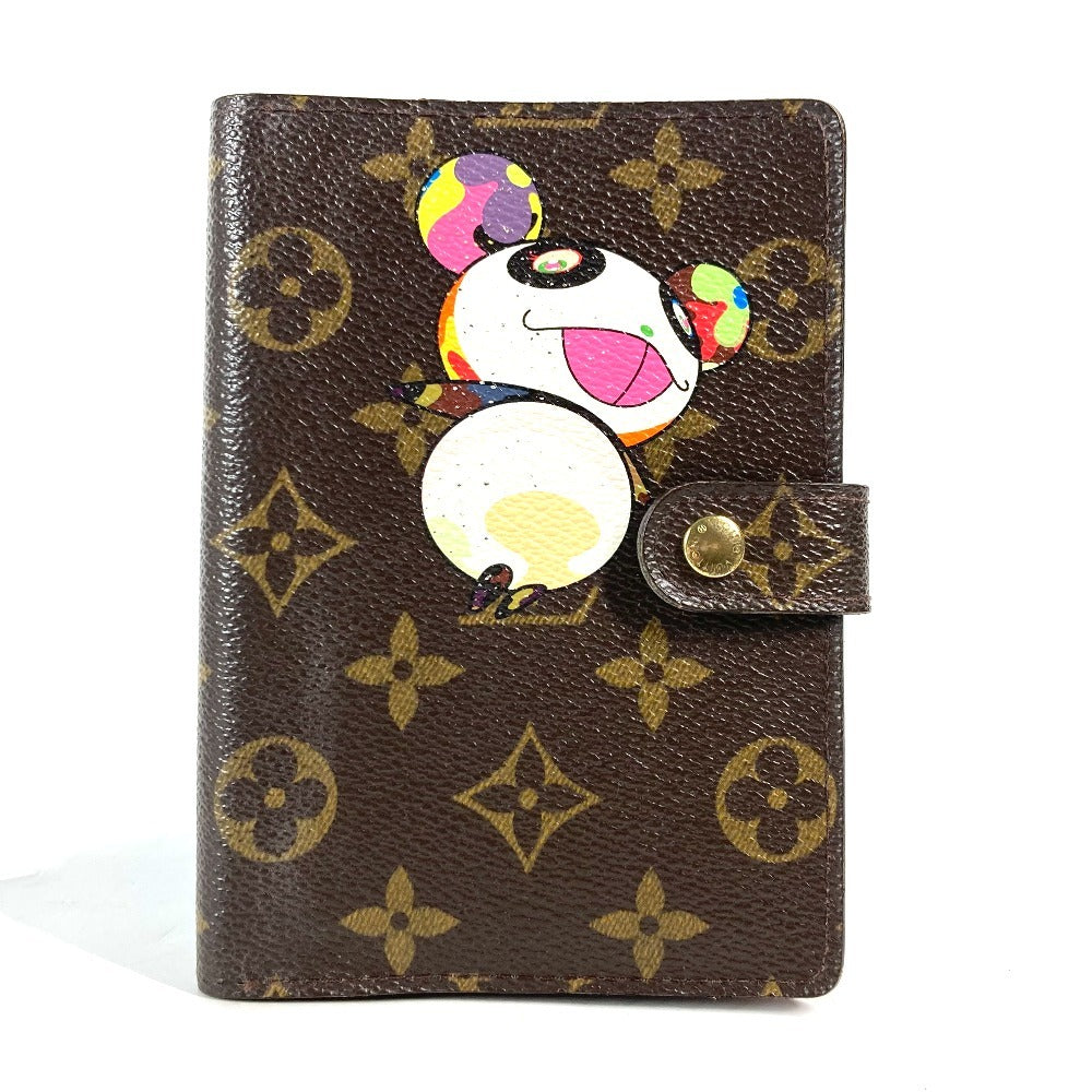 Louis Vuitton Notebook cover R20011 panda Agenda Monogram Canvas Brown Handbag