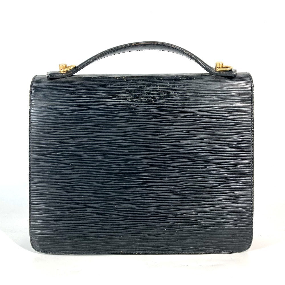 Louis Vuitton M52122 Epi Monceau Leather Black Handbag