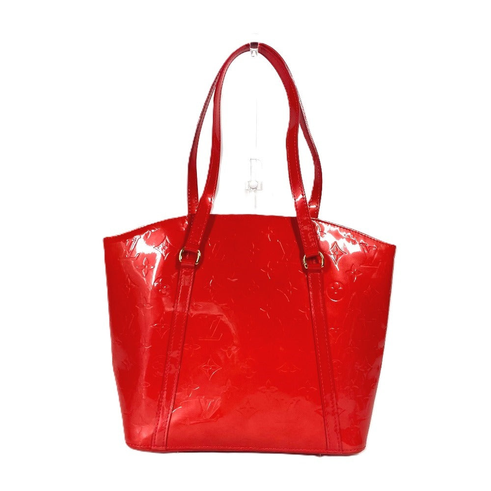 Louis Vuitton M91727 Vernis Avalon MM Monogram Red Shoulder Bag
