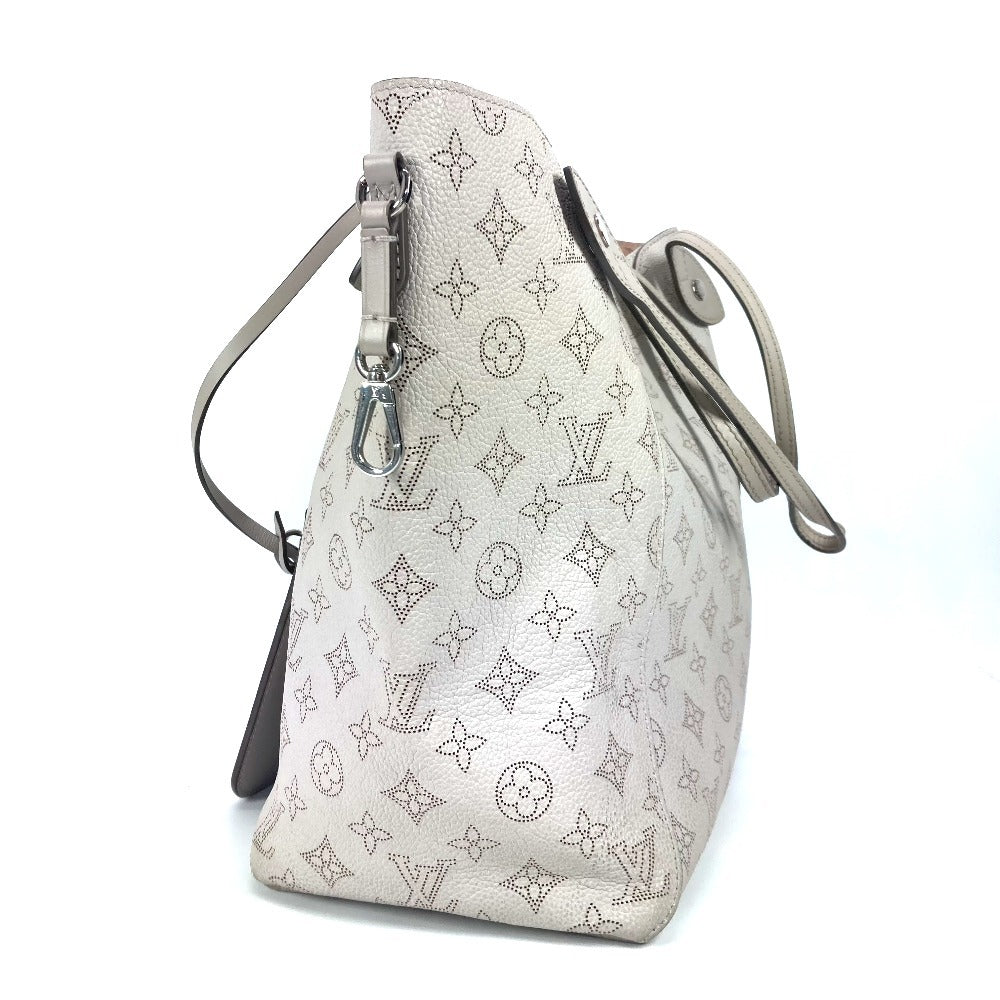 Louis Vuitton M57535 mahina Greige Mahina Hina Monogram Leather Shoulder Bag