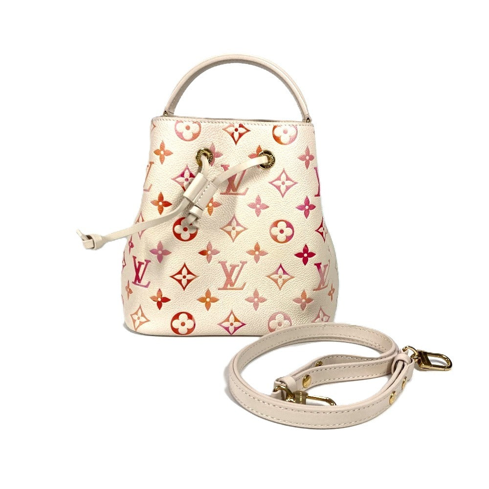 Louis Vuitton M24649 Ann Platt Ann Platt Monogram Leather Pink Shoulder Bag