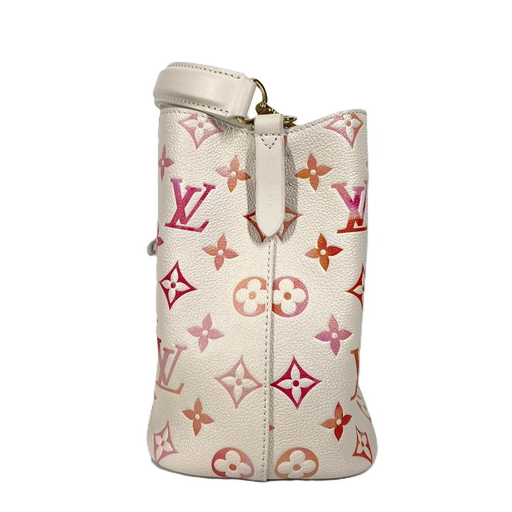 Louis Vuitton M24649 Ann Platt Ann Platt Monogram Leather Pink Shoulder Bag