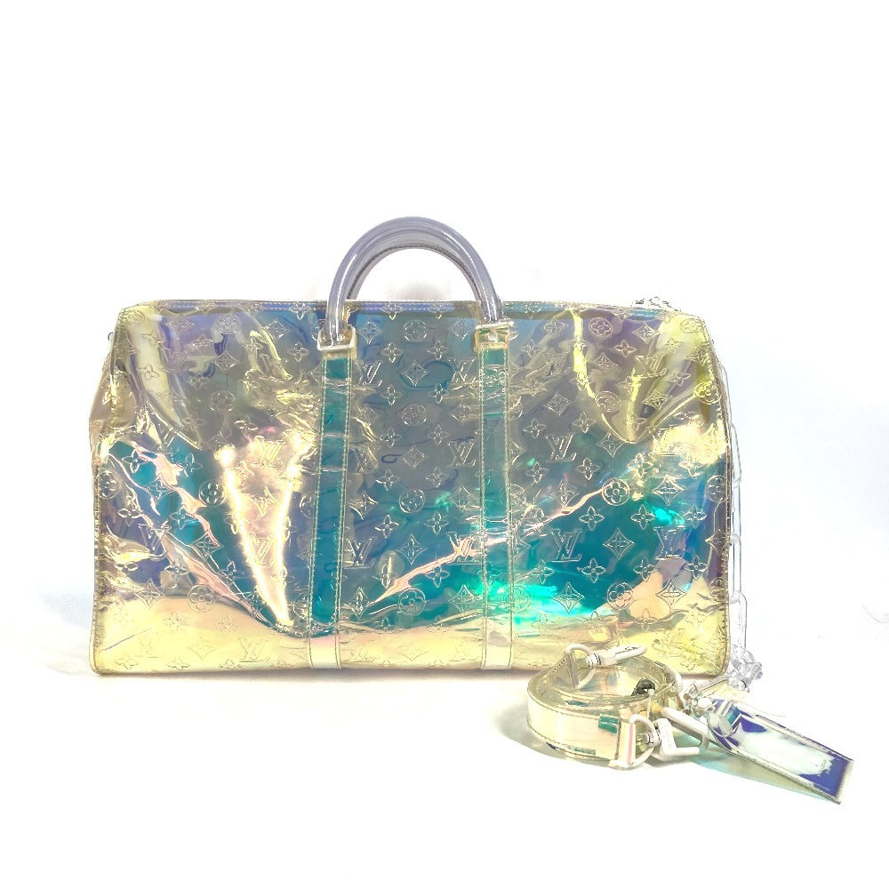 Louis Vuitton Boston Duffel M53271 Prism clear Monogram Travel Bag