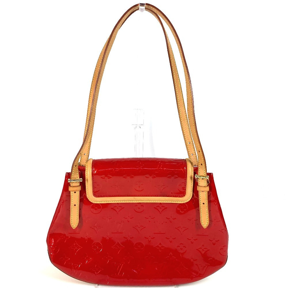 Louis Vuitton M91287 Vernis Skein Bay Monogram Red Shoulder Bag