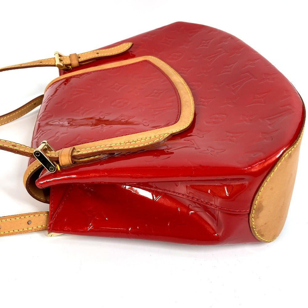 Louis Vuitton M91287 Vernis Skein Bay Monogram Red Shoulder Bag
