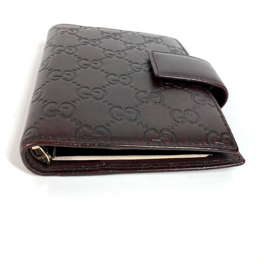 Gucci Notebook cover Sima Guccisima GG Leather Brown Handbag