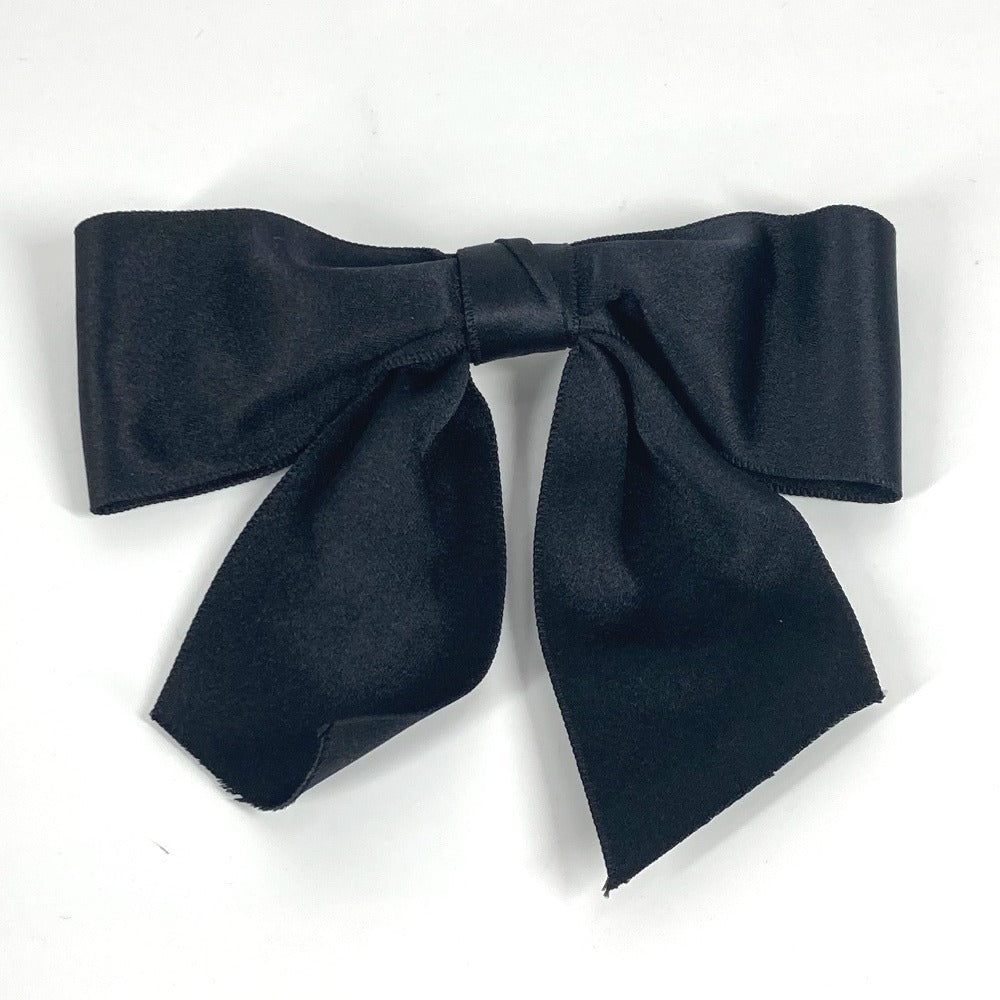 Chanel Valletta Satin Accessories Ribbon Black Handbag
