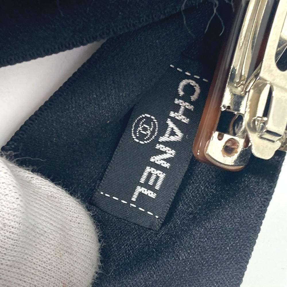 Chanel Valletta Satin Accessories Ribbon Black Handbag