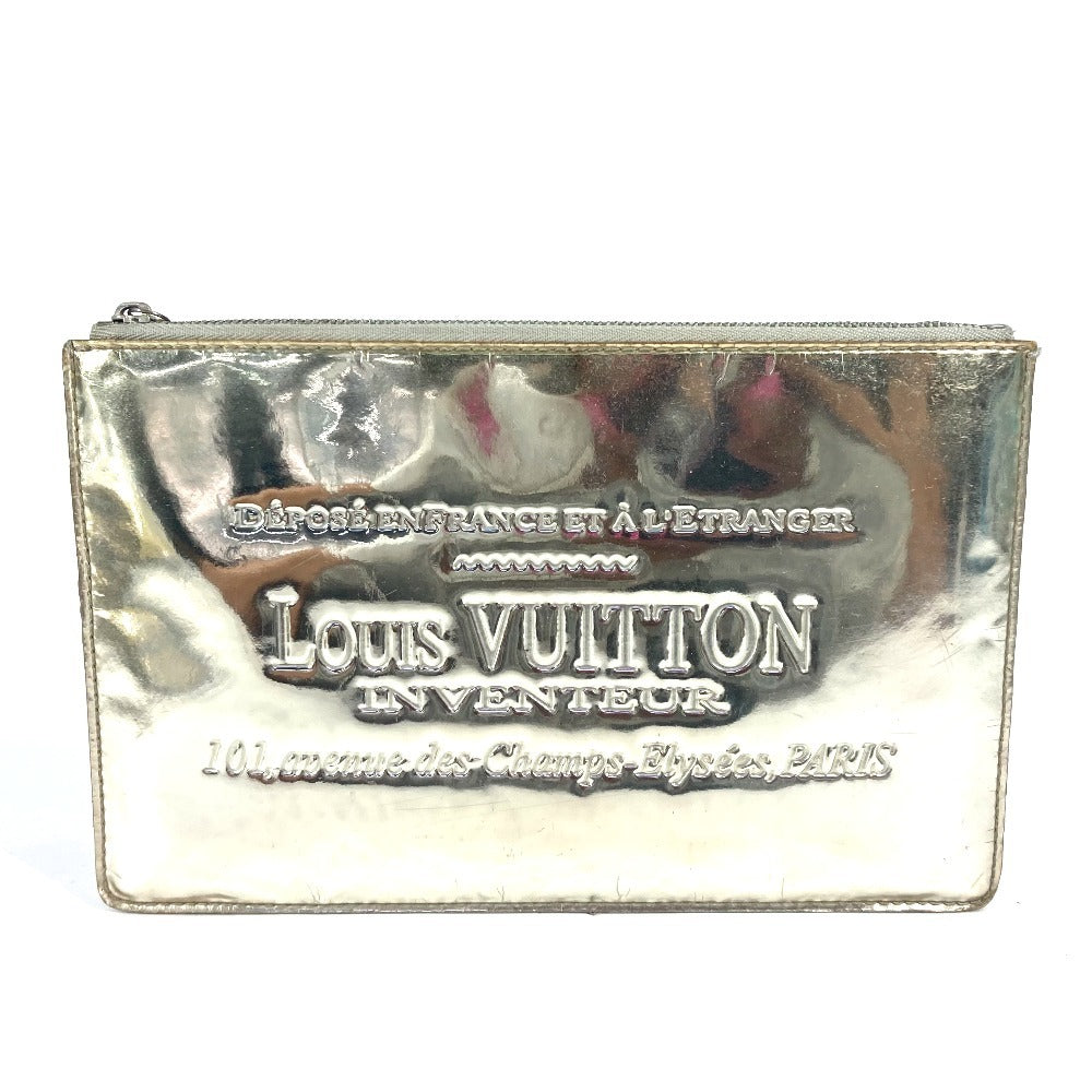Louis Vuitton business M95278 Miroir pochette plat Monogram Leather Gold Clutch Bag