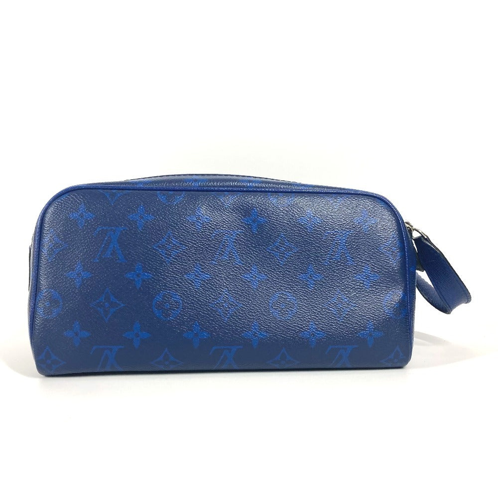 Louis Vuitton business M30849 Taiga Taigalama Dop Monogram Leather Canvas Blue Handbag