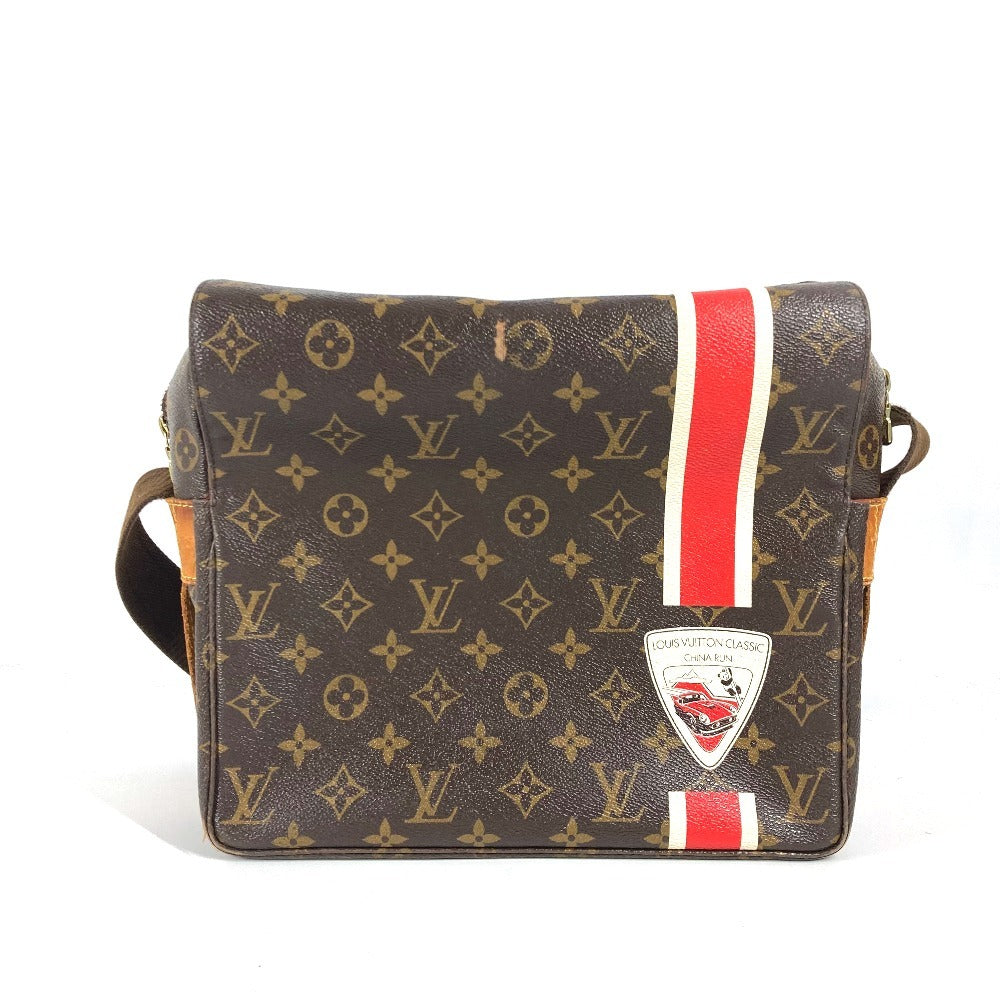 Louis Vuitton M41431 China Line Naviglio Limited Monogram Canvas Brown Shoulder Bag