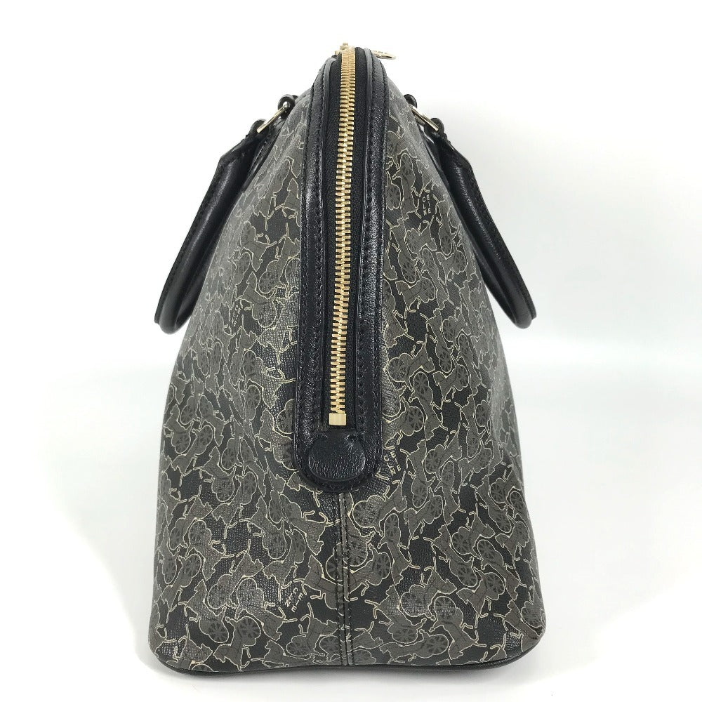 Pvc Sulky Leather Black Travel Bag