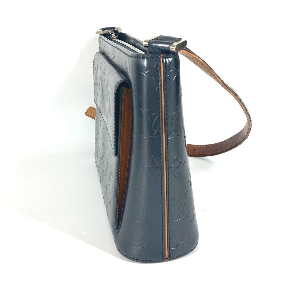 Louis Vuitton M55125 mat Alston Monogram Leather Blue Shoulder Bag