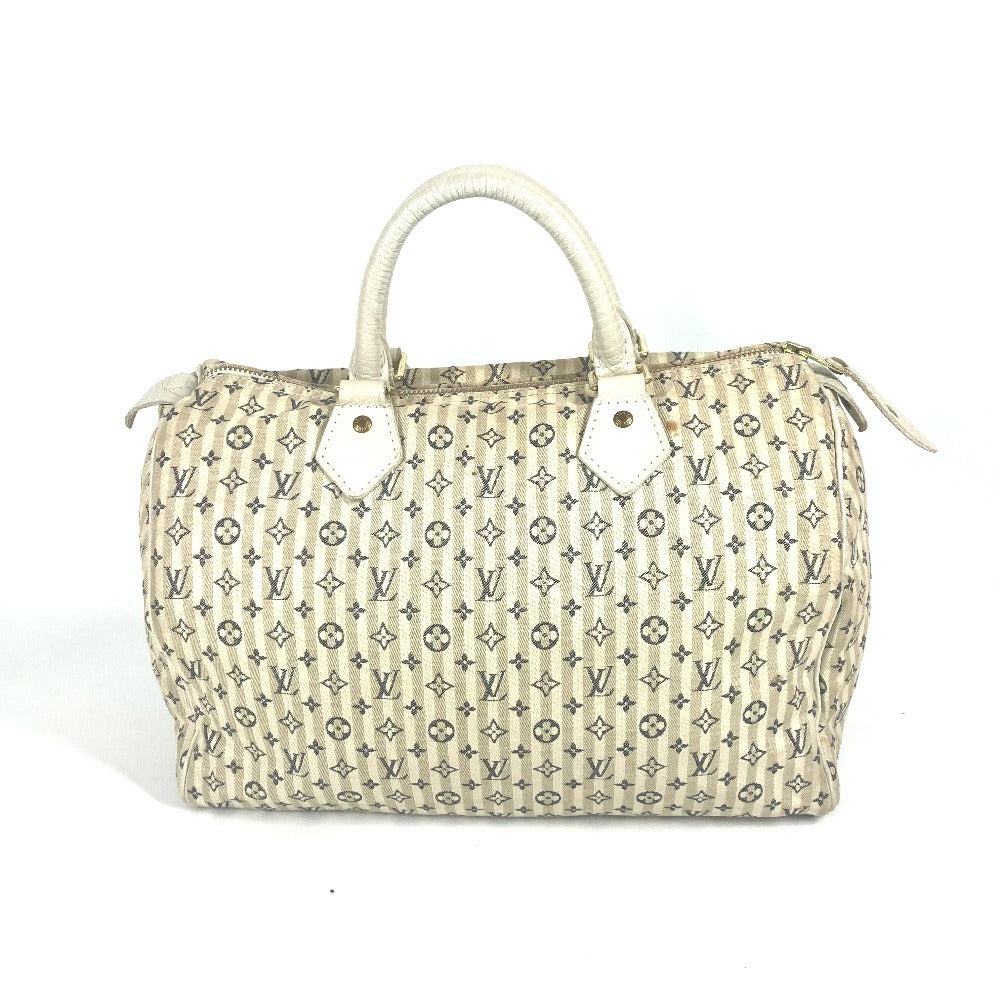 Louis Vuitton M95500 -LinCanvas run Speedy 30 Monogram White Mini Bag