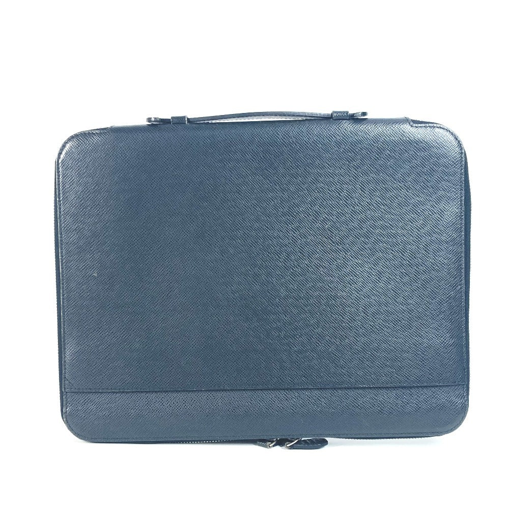 Louis Vuitton M32612 Taiga Vladimir Leather Black Clutch Bag