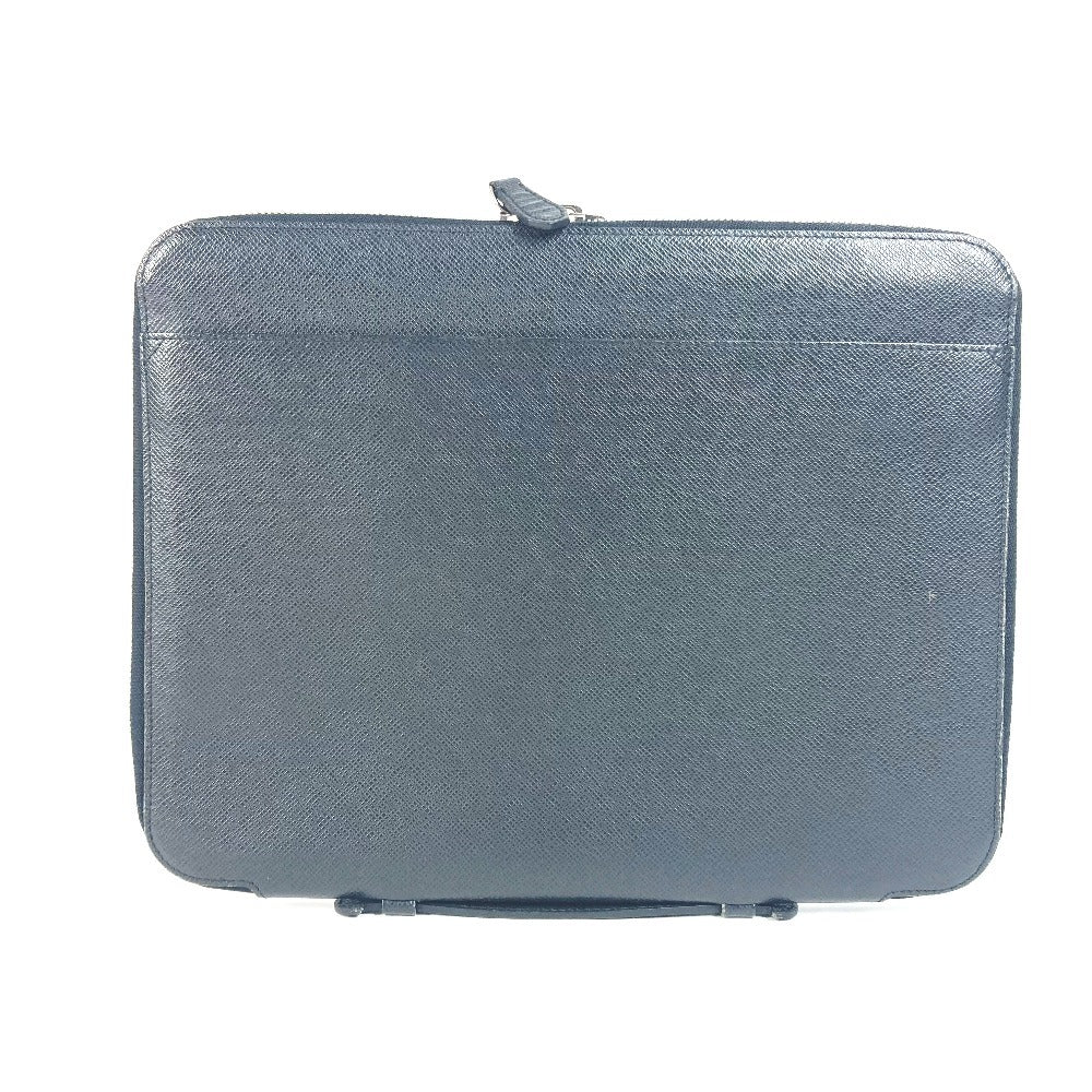 Louis Vuitton M32612 Taiga Vladimir Leather Black Clutch Bag
