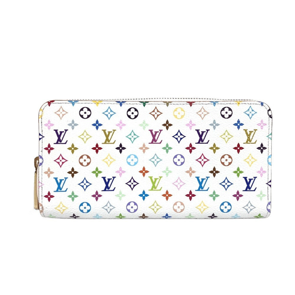 Louis Vuitton Long Purse M13922 Japan exclusive Monogram Canvas White Multicolor Wallet Case