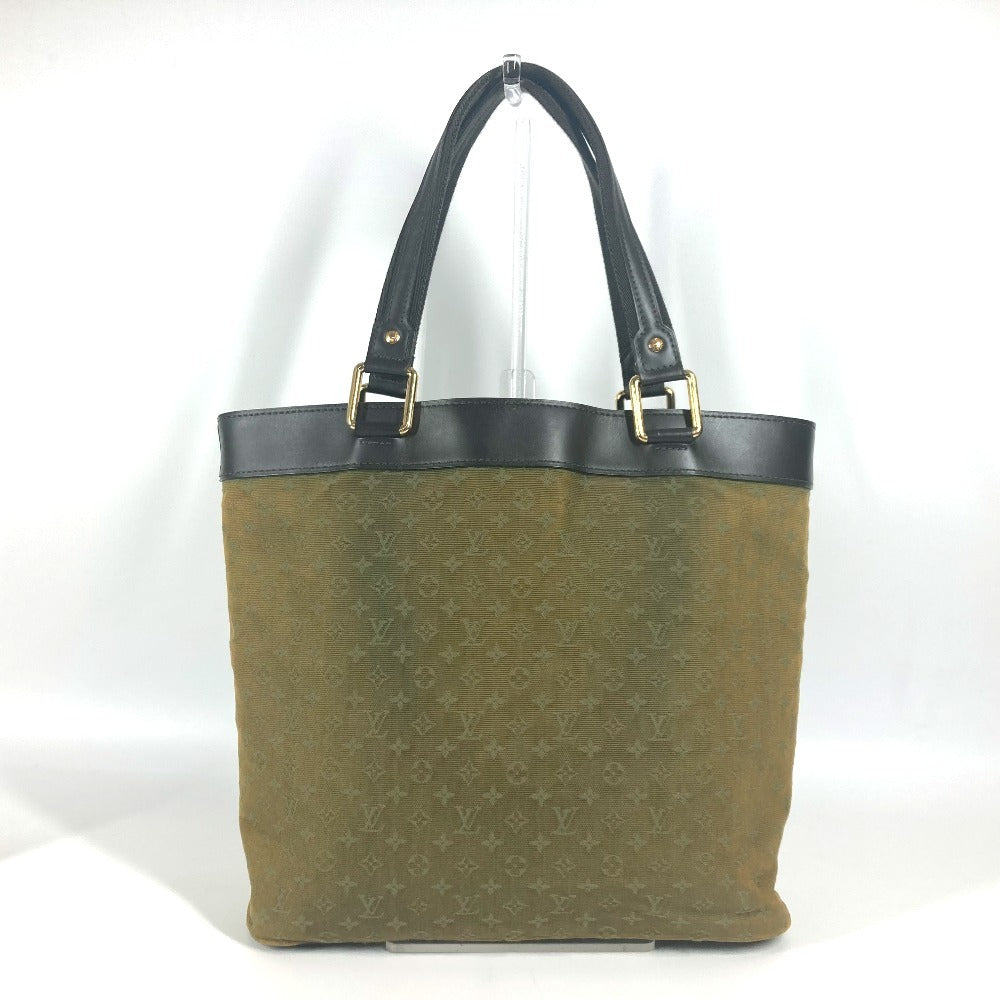 Louis Vuitton M92681 Lucille GM Monogram Canvas Khaki Mini Shoulder Bag D 5