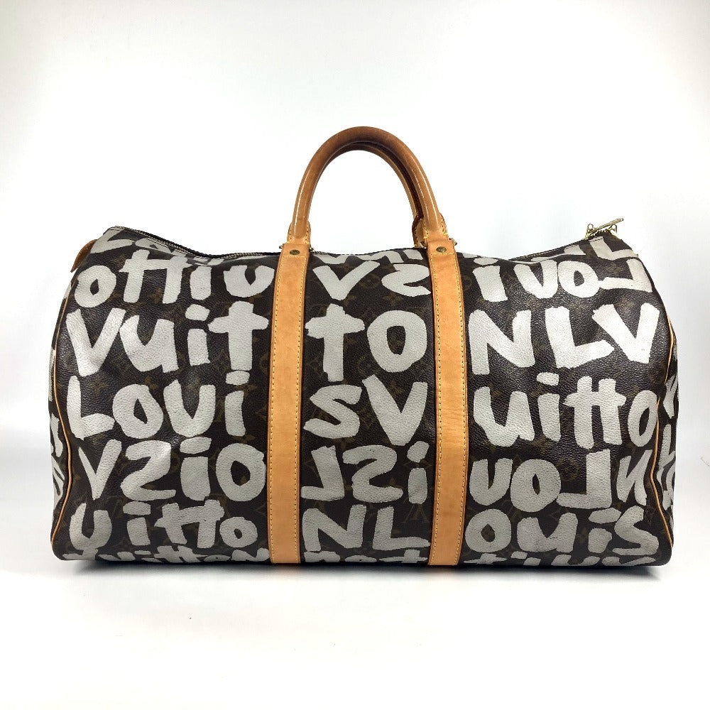 Louis Vuitton Boston Duffel M92197 MonogramGraffitiCanvas graffiti Brown Travel Bag