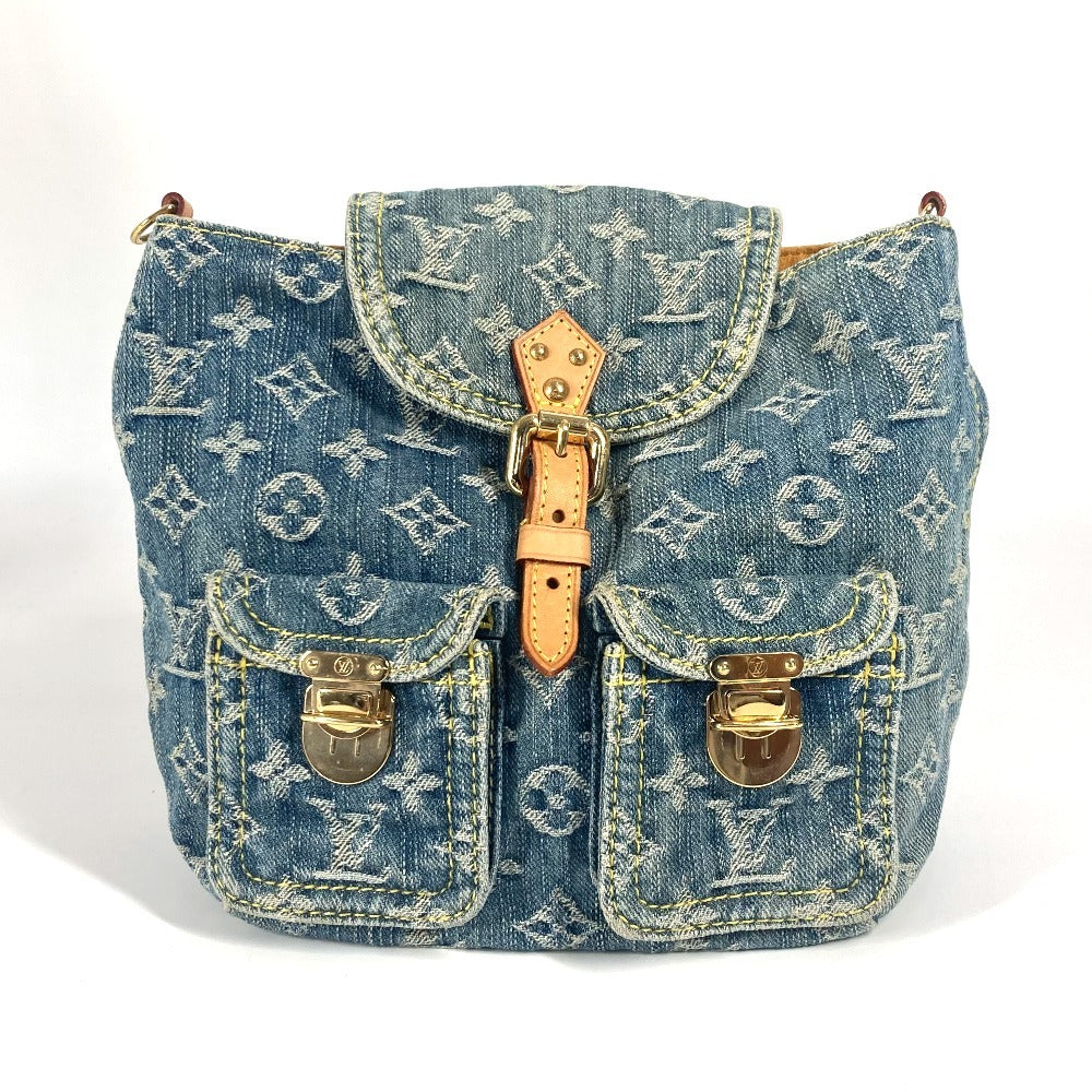 Louis Vuitton Backpack M95057 Sac A DosPM Monogram Canvas Denim Blue